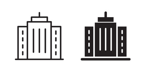 City Landmark Icon – Minimalist Urban Architecture