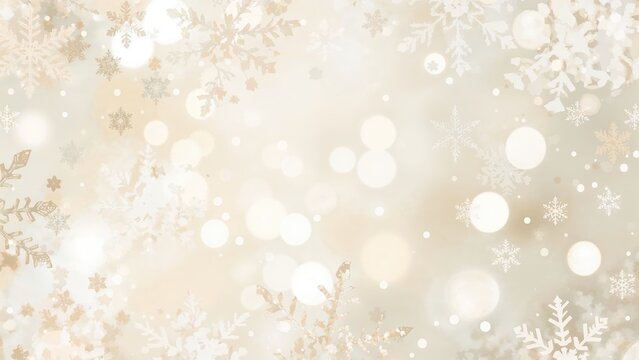 White bokeh abstract background for festive celebrations and winter themes