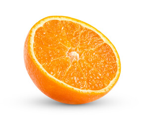 orange fruit isolated on transparent png ( Image from camera)