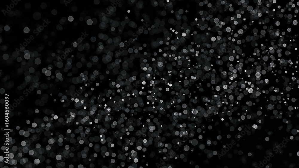Aufkleber blurred black and white bokeh texture creating a sparkling abstract background