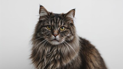 Obraz premium Graceful Dual-Color Cat