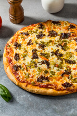 Chicago Homemade Italian Beef Pizza