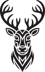 Naklejka premium Hunting Deer Clipart | Rustic Buck SVG for Cricut
