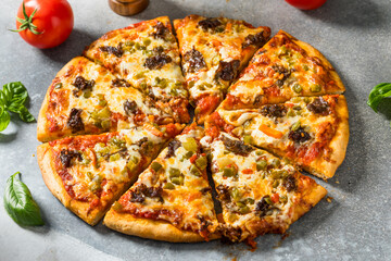 Chicago Homemade Italian Beef Pizza