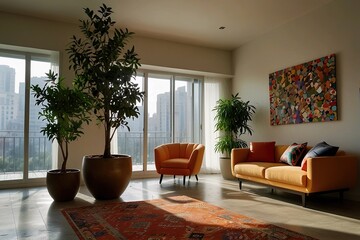 Elegant Living Room with Modern Decor