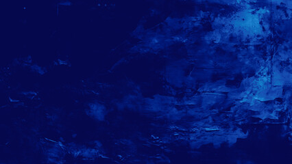 Dynamic dark blue background with visible brushstrokes and lighter blue accents for an energetic feel