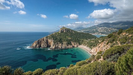 Obraz premium Stunning Marine Scenery in a Coastal Region of Sicily