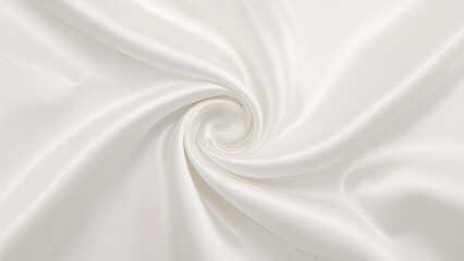 Obraz premium White silk fabric texture with a smooth matte surface, perfect for design and creative projects.