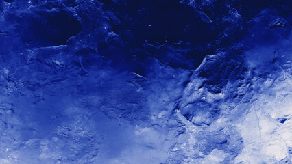 Striking bright blue abstract background with prominent, organic rough textures and a subtle gradient