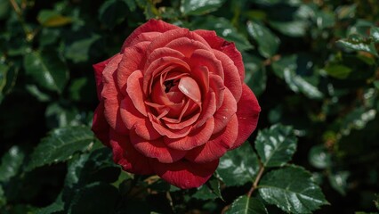 Fototapeta premium Stunning flower featuring red and pink hues