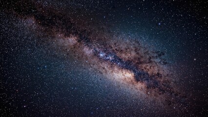 Celestial scene showcasing the Milky Way amidst a sea of stars