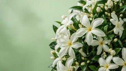Fototapeta premium Sweet-smelling and elegant jasmine flowers