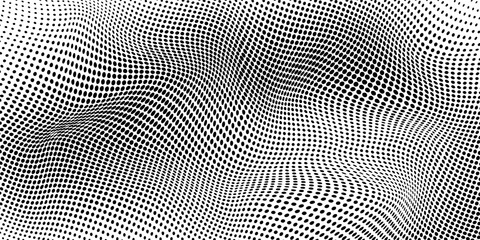 Grunge halftone gradient background. Faded grit noise texture. White and black sand wallpaper. © firman