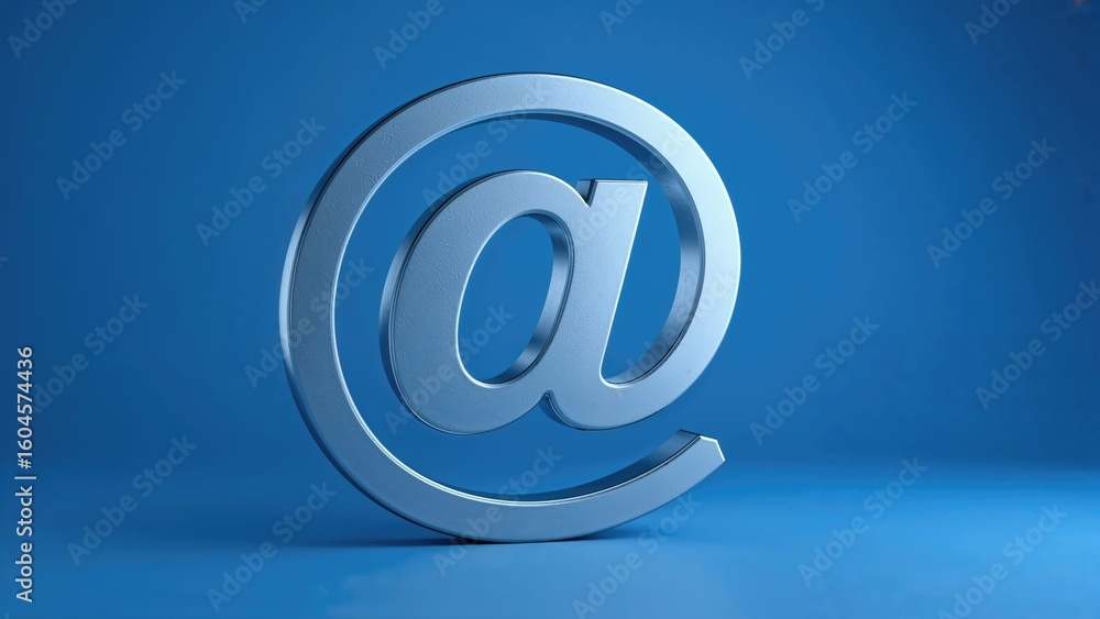 Poster symbol @ alongside number lock