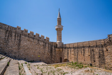 The Cesme Castle view in Turkey