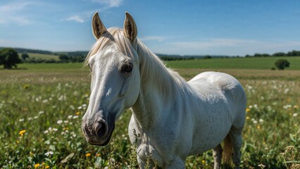 Obraz premium Stunning horse in daylight, photographs of delightful horses amidst nature