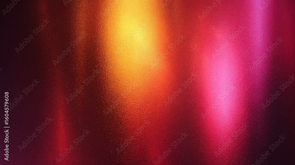 Poster abstract color blend: warm hues transitioning from gold to magenta, creating a vibrant and dynamic g