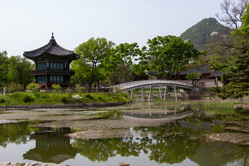 Naklejka premium Gyeongbokgung Palace in Seoul 