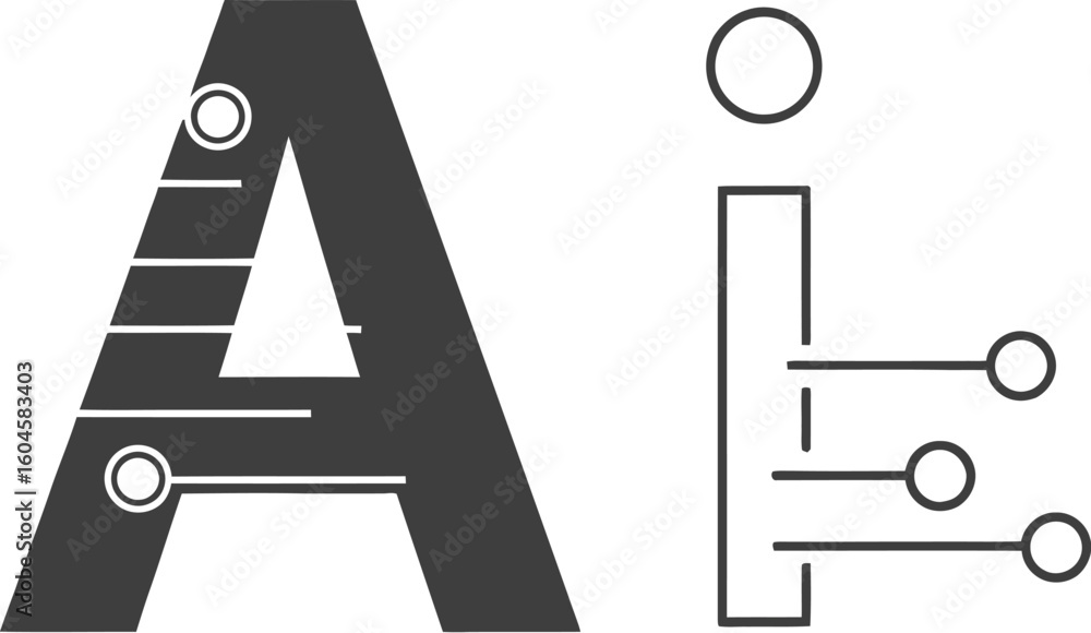 Poster artificial intelligence ai technology concept for future innovation and machine learning design edit