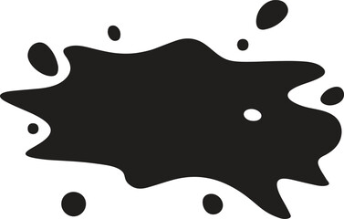 Milk Splash Blob. Grunge Vector. Advertising Bage