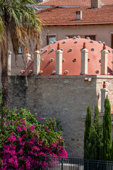 The cesme Town street view in Turkey