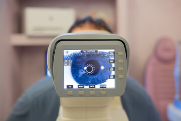 Fully automatic tonometer and pachymeter, easily measures intraocular pressure in the right and left eyes. Eye exams. Eye care supplies, ophthalmics.