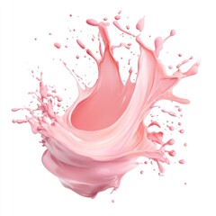 Fototapeta premium Smoothie splash abstract beverage creative.