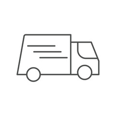 Fast Delivery thinline icon , vector, pixel perfect, illustrator file 
