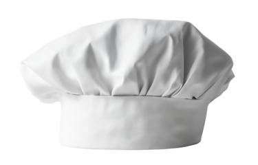 A spotless chefs hat a symbol of culinary artistry isolated on transparent background