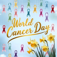 happy birthday card with flowers