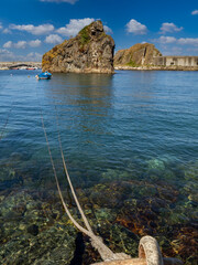 Strolling through the fishing port of Cudillero (Asturias, Spain)