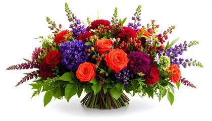 Vibrant floral bouquet arrangement