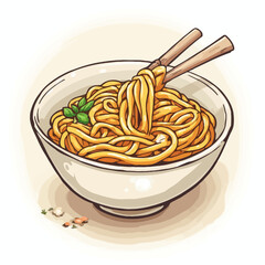 delicious noodles design very cool