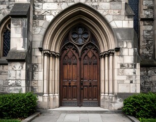 Fototapeta premium Ornate church doorway