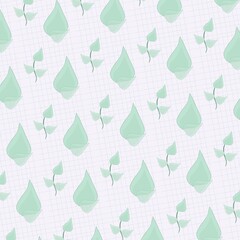 seamless pattern with leaves