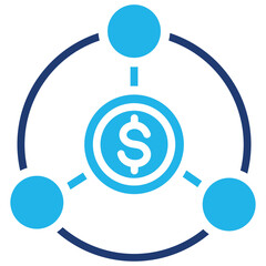 Financial Network Icon