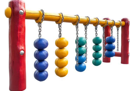 Playground monkey bars isolated isolated on white background