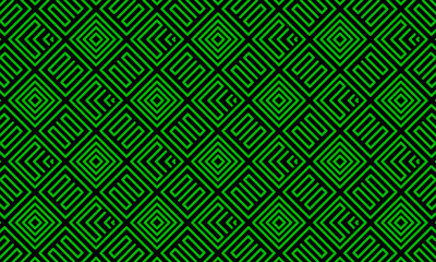 Ikat ethnic pattern background. geometric green abstract background. tribal pattern.