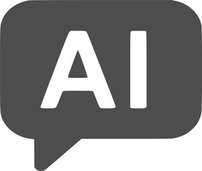 AI Chat Icon &ndash; Communication Interface