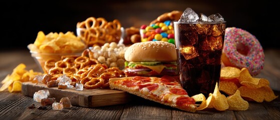 The delicious spread of snacks and beverages for every indulgent occasion.