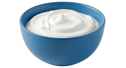 Isolated Bowl of Sour Cream