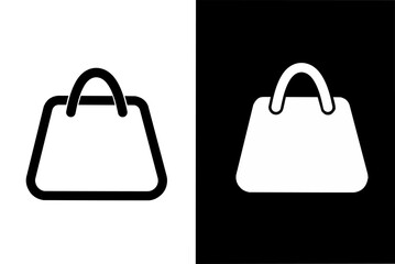 shopping bags vector illustration. shopping icon. shopping bag logo illustration. shopping bag logo design