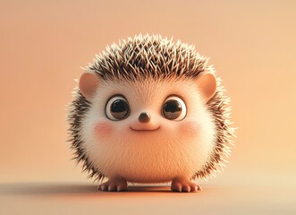 Cute Cartoon Hedgehog