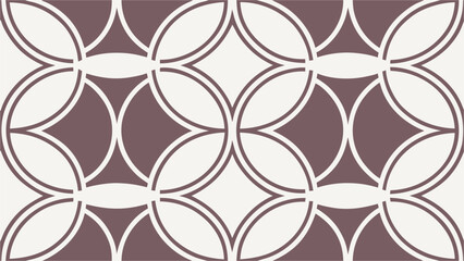 Seamless pattern geometric shapes design background textile wallpaper texture circle repeat abstract art deco style