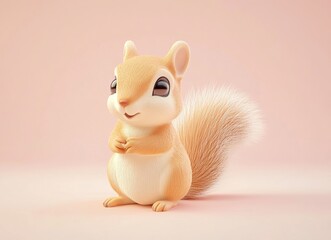 Cute Cartoon Squirrel