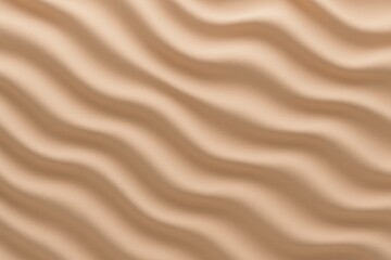 Alternating light and shadowed beige wavy bands forming a smooth surface used for minimal decorative backgrounds