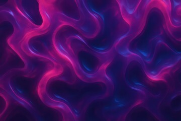 Wavy abstract surface with glossy neon purple and pink textures, ideal for dynamic background or digital art