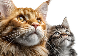 Obraz premium Portrait of a cat Scottish Straight isolated on white background