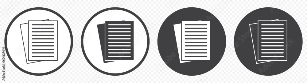 Fototapete audit icon. simple element from audit collection. document icon with magnifying glass and check mark