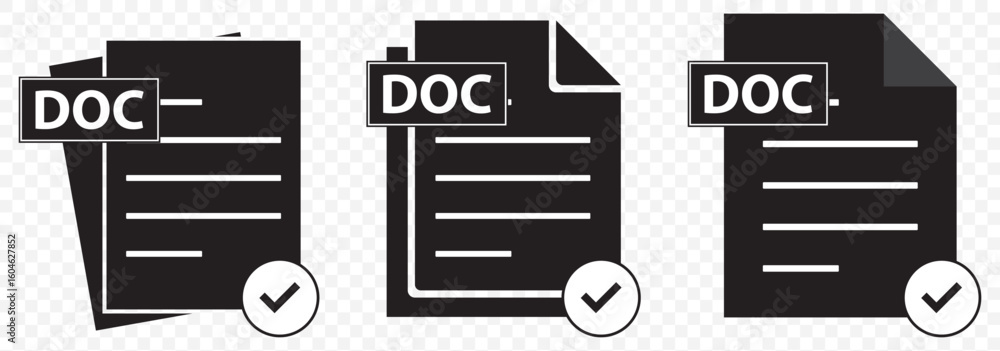 Fototapete audit icon. simple element from audit collection. document icon with magnifying glass and check mark